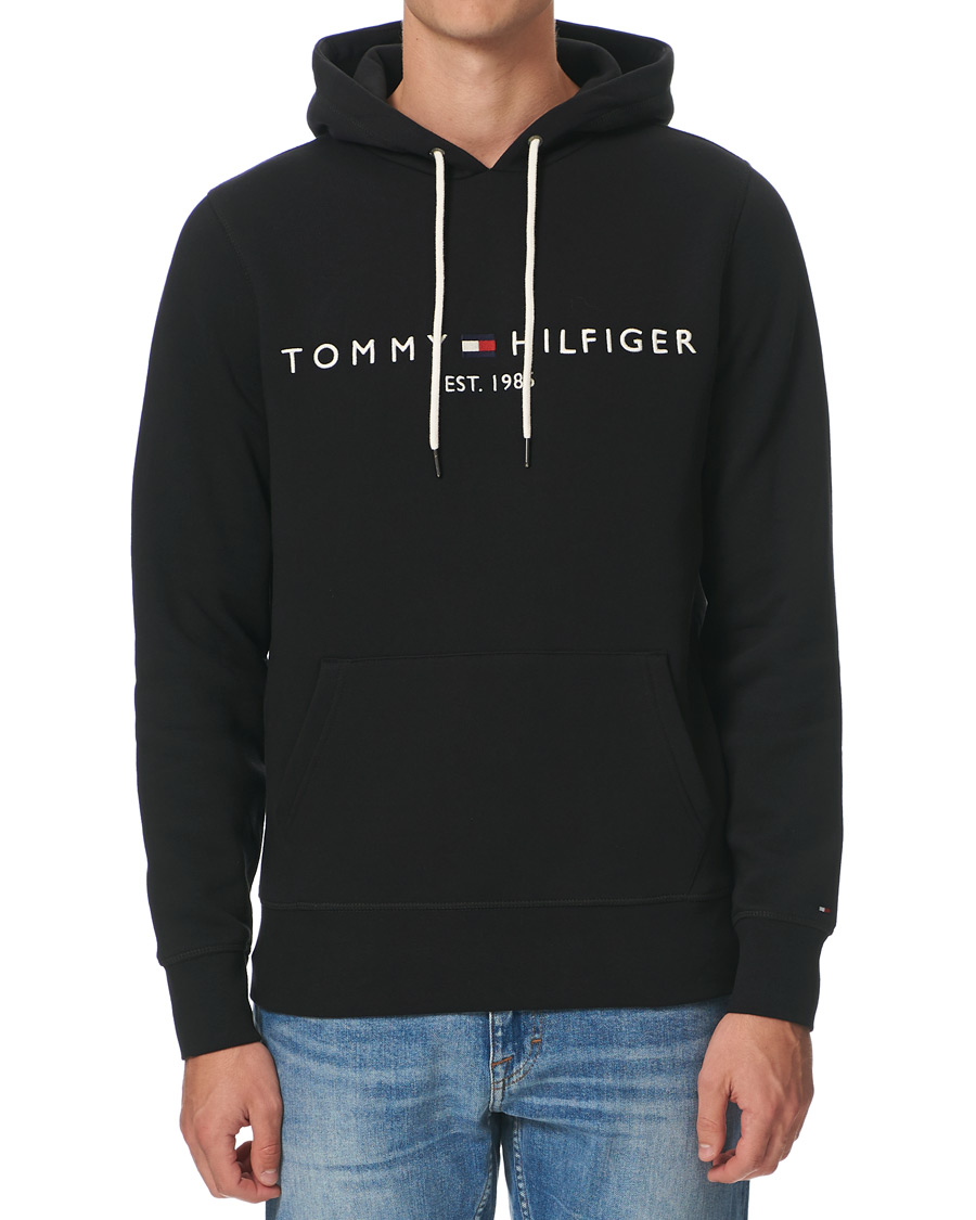 Herren | Pullover | Tommy Hilfiger | Logo Hoodie Jet Black