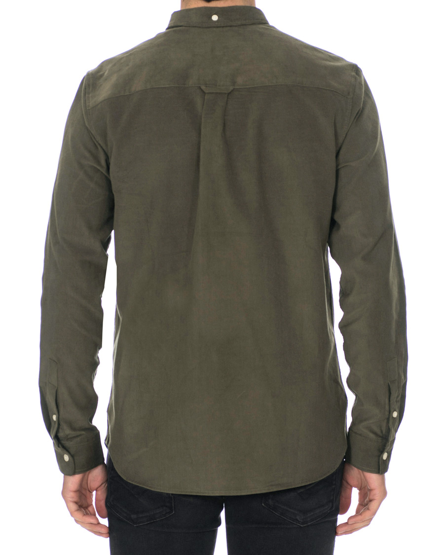 Herren | Hemden | Lyle & Scott | Baby Corduroy Shirt Olive Green