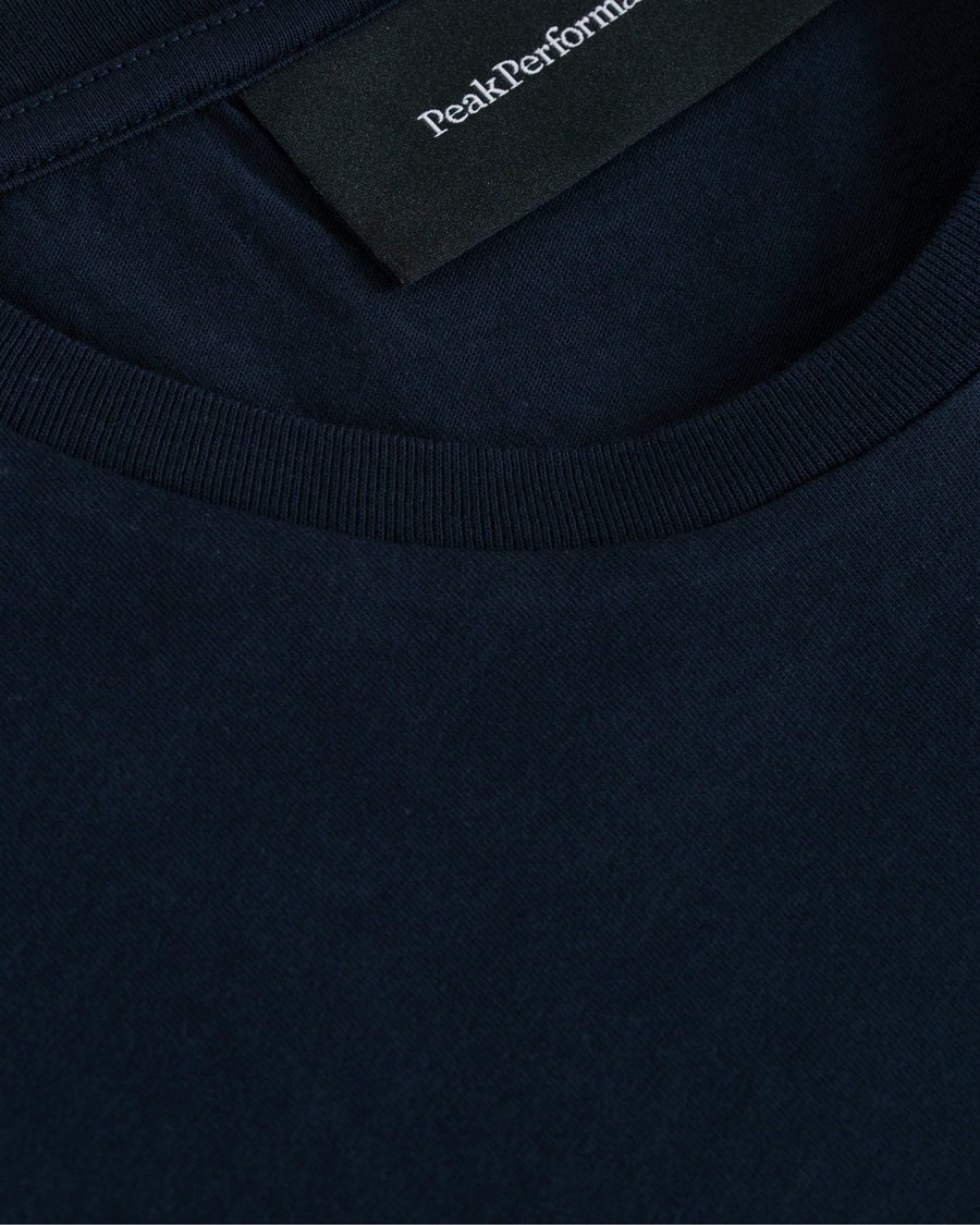 Herren | T-Shirts | Peak Performance | Original Logo Crew Neck Tee Salute Blue