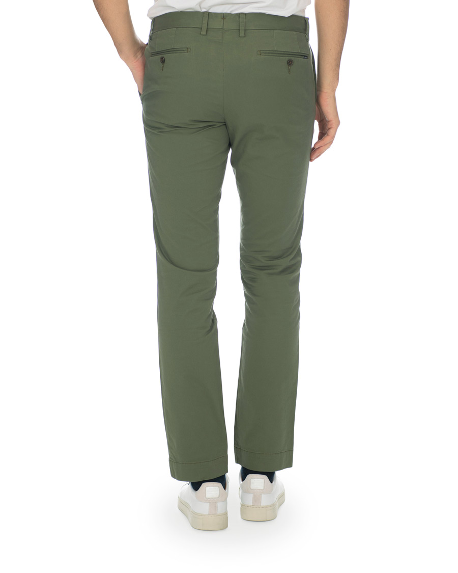 Herren | Hosen | Polo Ralph Lauren | Slim Fit Stretch Hudson Chino Army Olive
