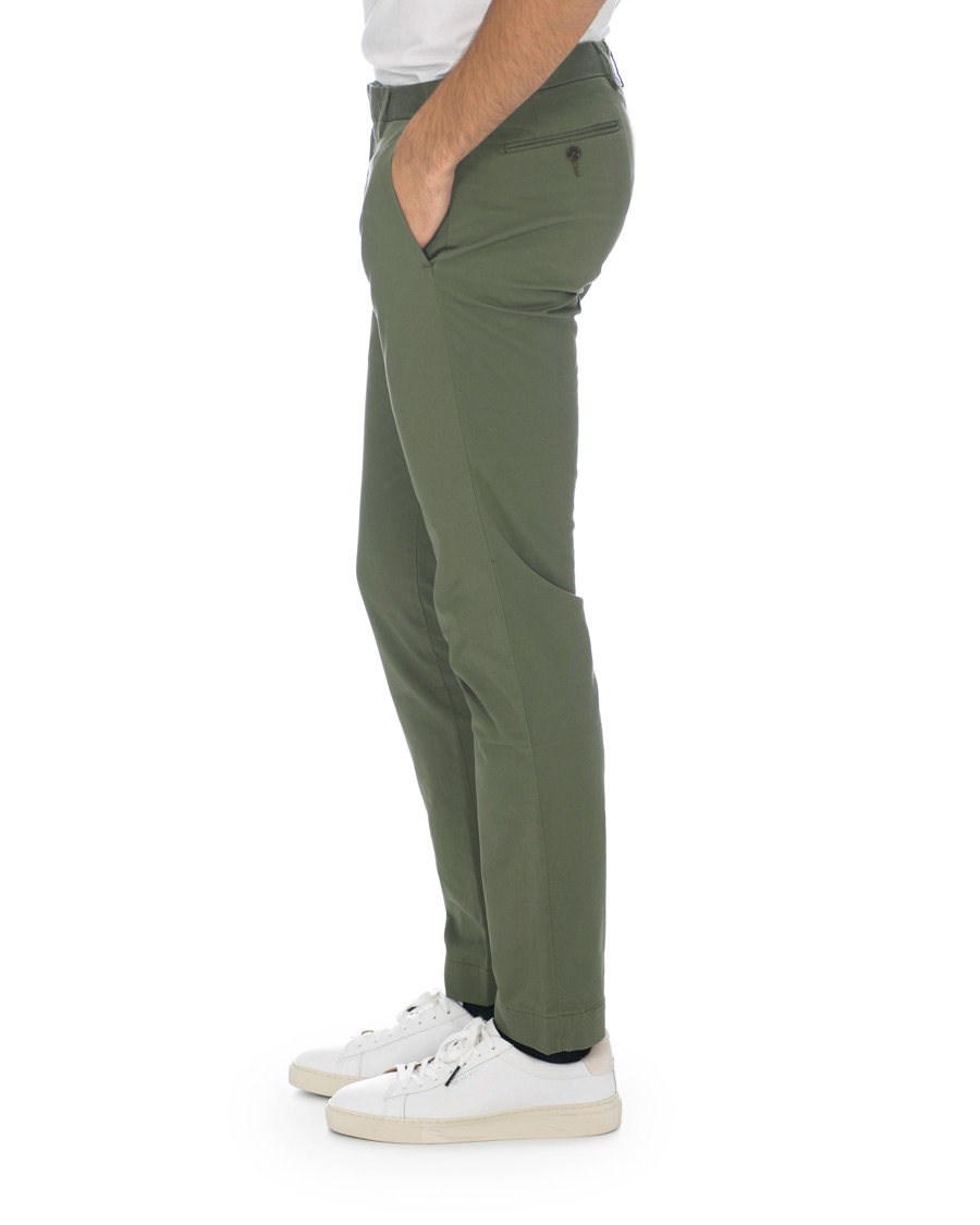 Herren | Hosen | Polo Ralph Lauren | Slim Fit Stretch Hudson Chino Army Olive
