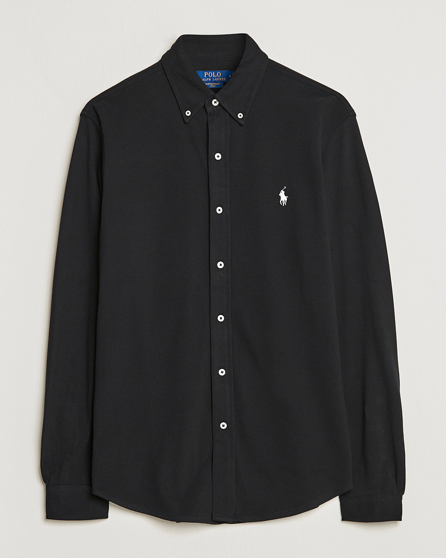 Herren | Hemden | Polo Ralph Lauren | Featherweight Mesh Shirt Polo Black