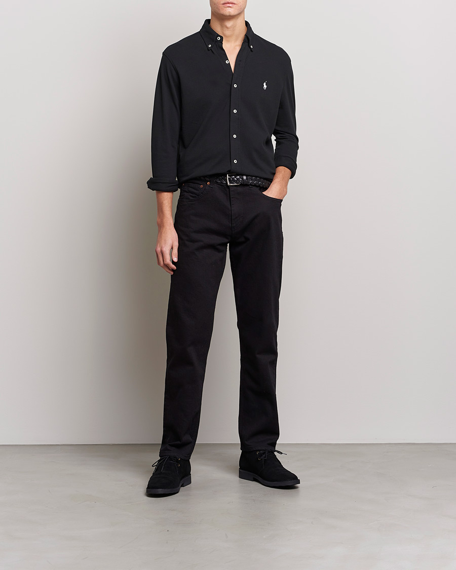 Herren | Hemden | Polo Ralph Lauren | Featherweight Mesh Shirt Polo Black