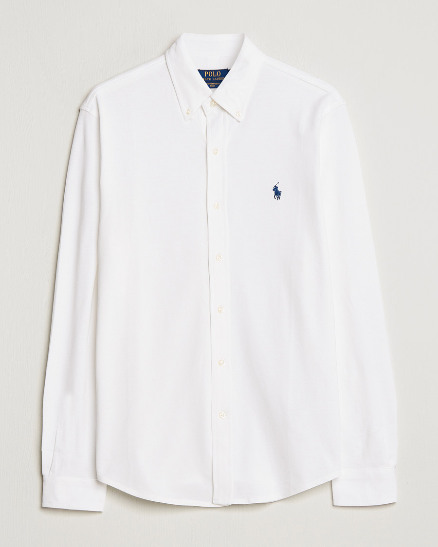 Herren | Hemden | Polo Ralph Lauren | Featherweight Mesh Shirt White