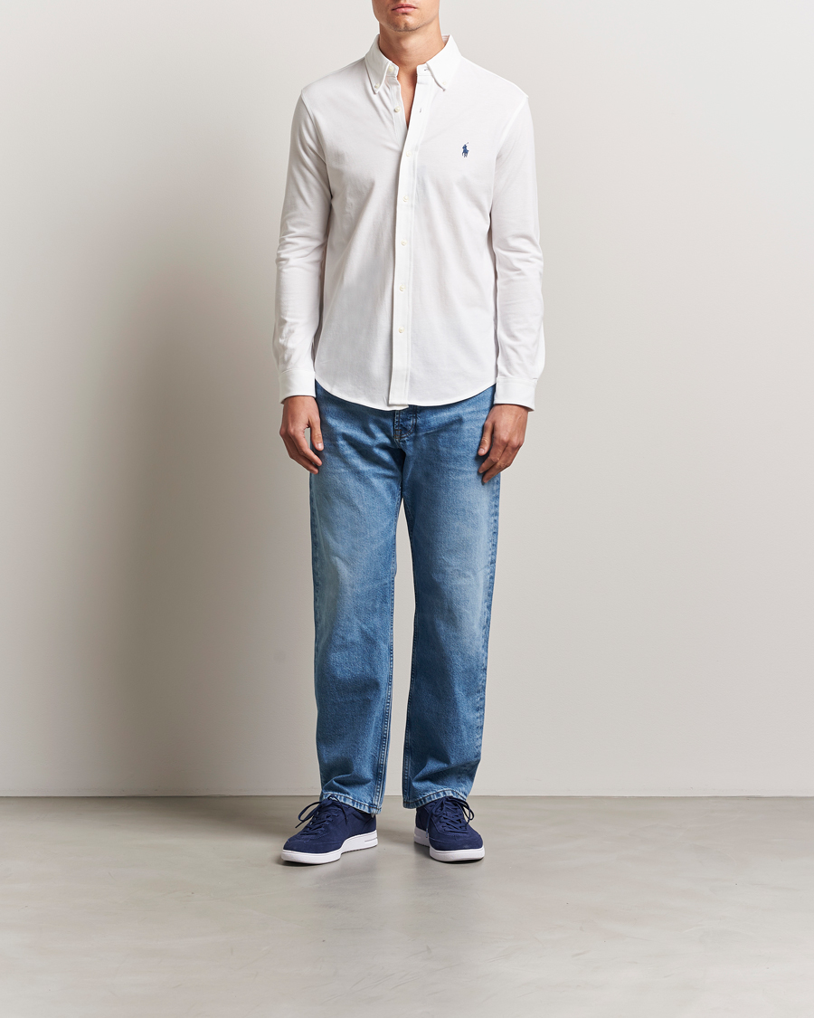 Herren | Hemden | Polo Ralph Lauren | Featherweight Mesh Shirt White