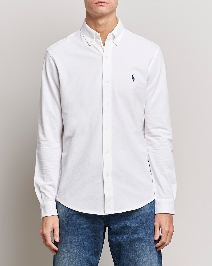 Herren | Hemden | Polo Ralph Lauren | Featherweight Mesh Shirt White