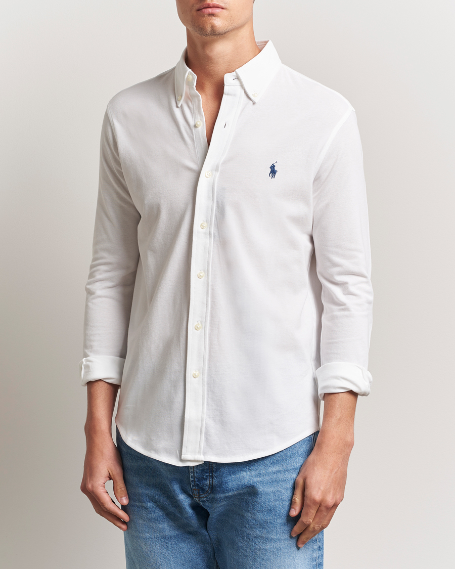 Men | Gifts | Polo Ralph Lauren | Featherweight Mesh Shirt White