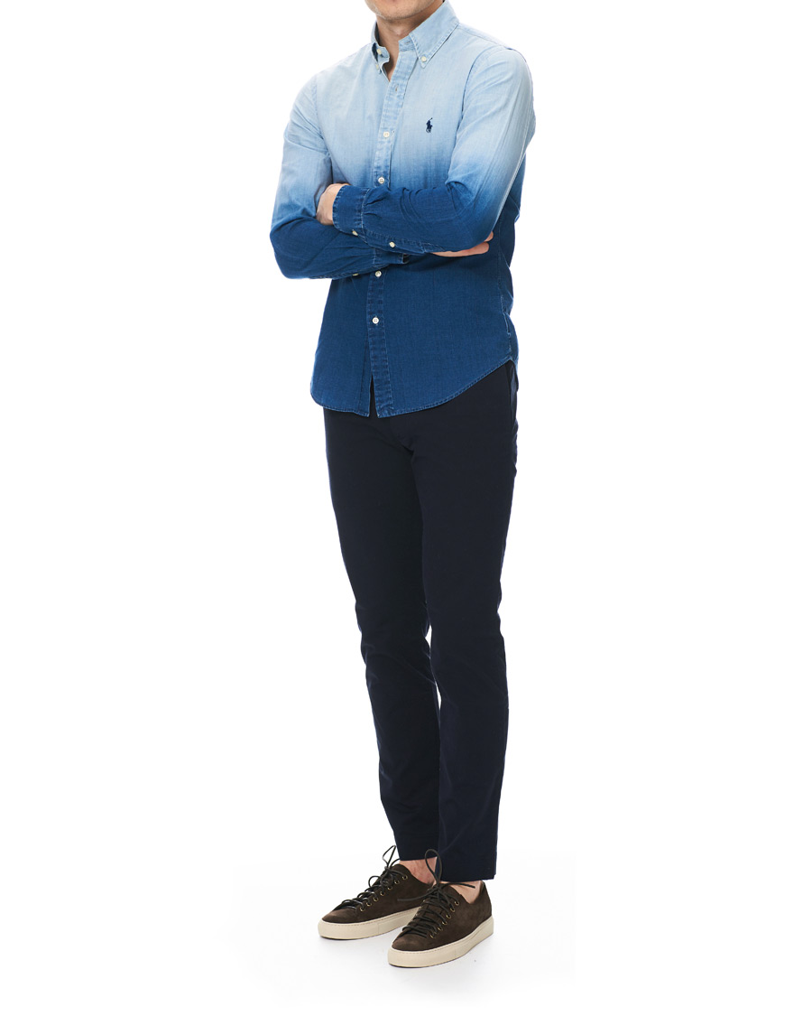 Herren | Hemden | Polo Ralph Lauren | Slim Fit Dip Dye Shirt Blue