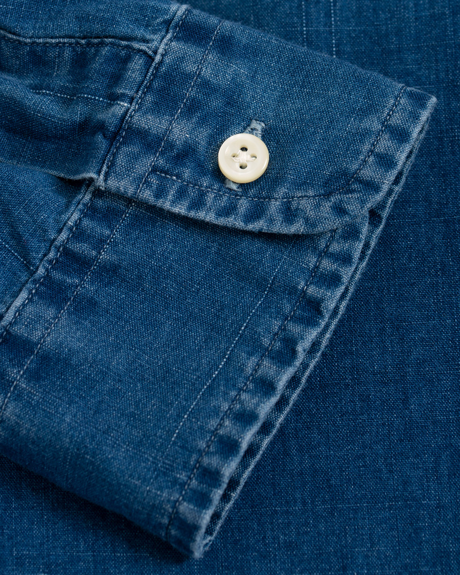 Herren | Hemden | Polo Ralph Lauren | Slim Fit Dip Dye Shirt Blue