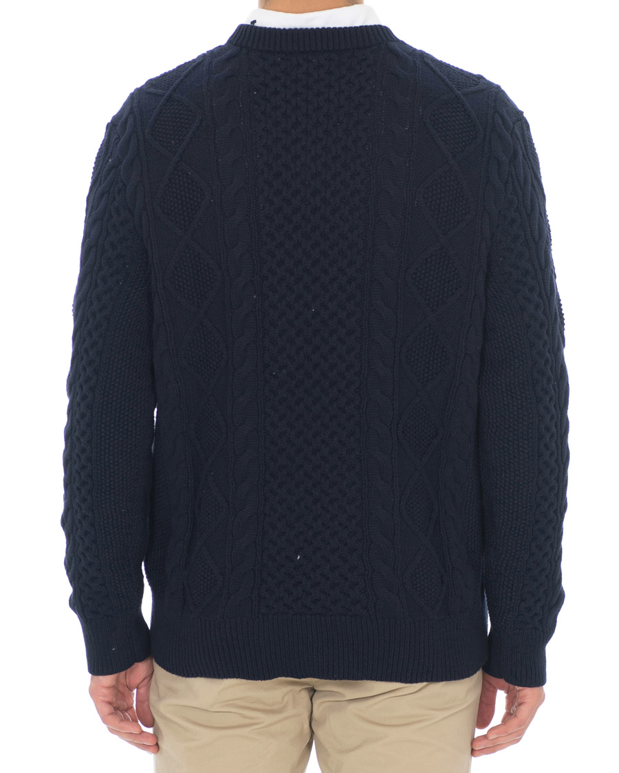Herren | Pullover | Polo Ralph Lauren | Aran Knitted Sweater Hunter Navy