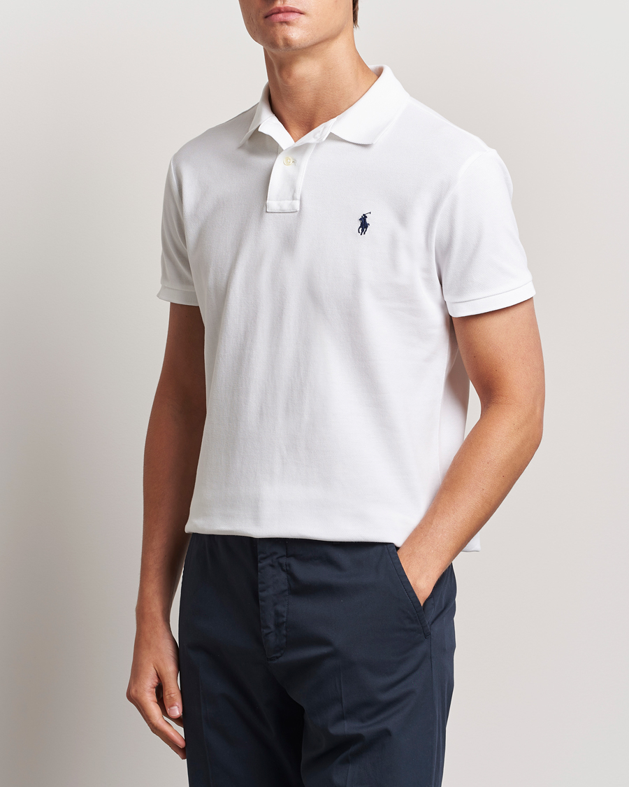 Herren | The Classics of Tomorrow | Polo Ralph Lauren | Custom Slim Fit Polo White