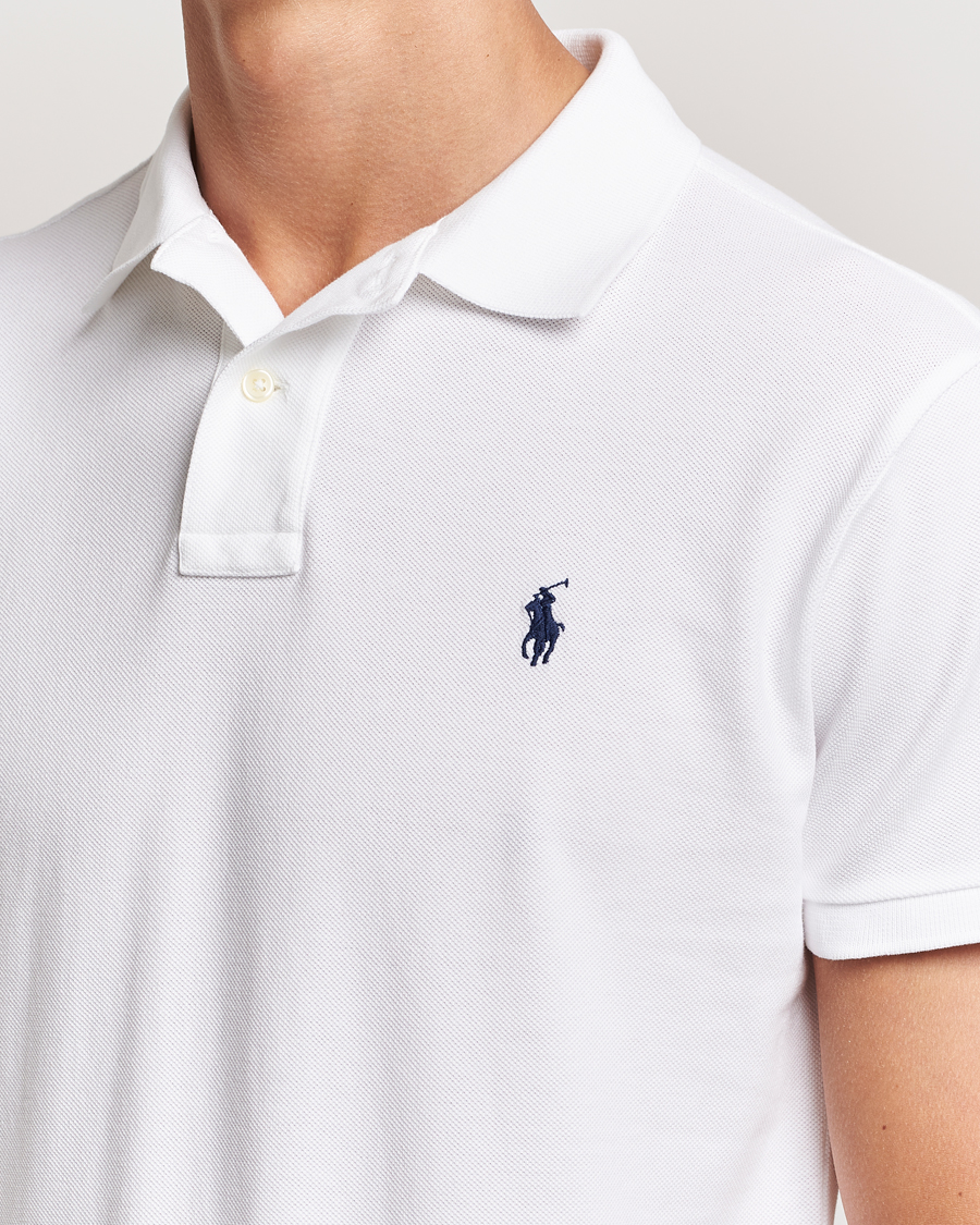 Herren | Poloshirts | Polo Ralph Lauren | Custom Slim Fit Polo White