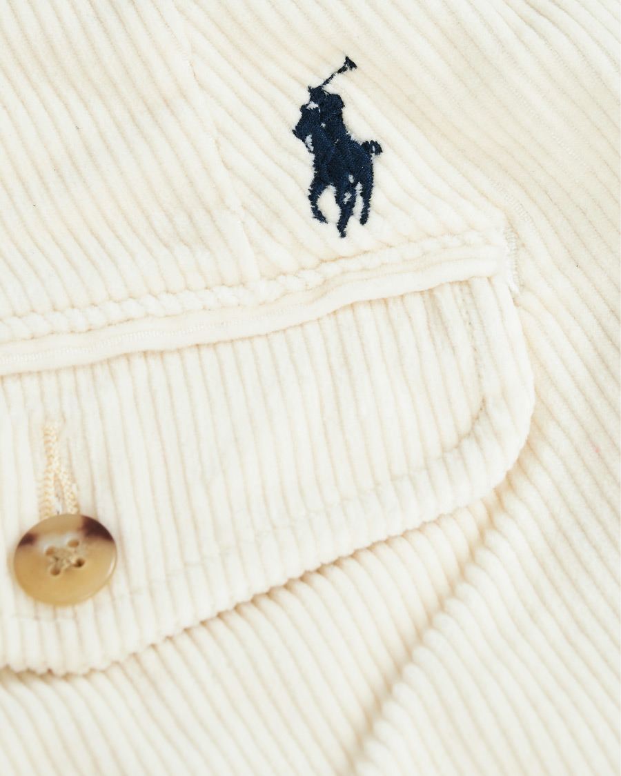 Herren | Hosen | Polo Ralph Lauren | Corduroy Pleated Turn Up Pants Andover Cream