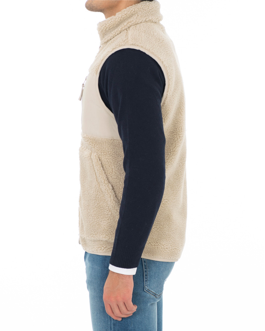 Herren | Jacken | A Day's March | Pile Fleece Vest Sand