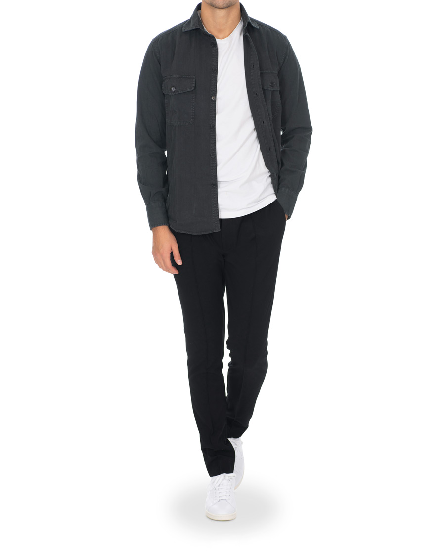 Herren | Hosen | HUGO | Zennet Drawstring Trousers Black
