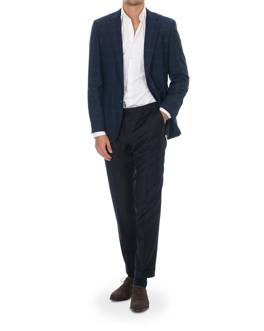 Herren | Sakkos | BOSS BLACK | BOSS Janson Check Blazer Dark Blue