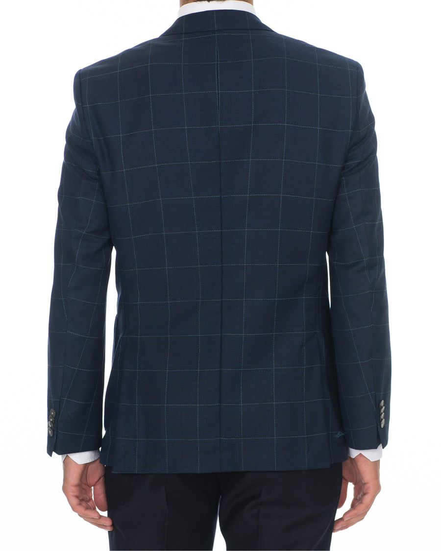 Herren | Sakkos | BOSS BLACK | BOSS Janson Check Blazer Dark Blue