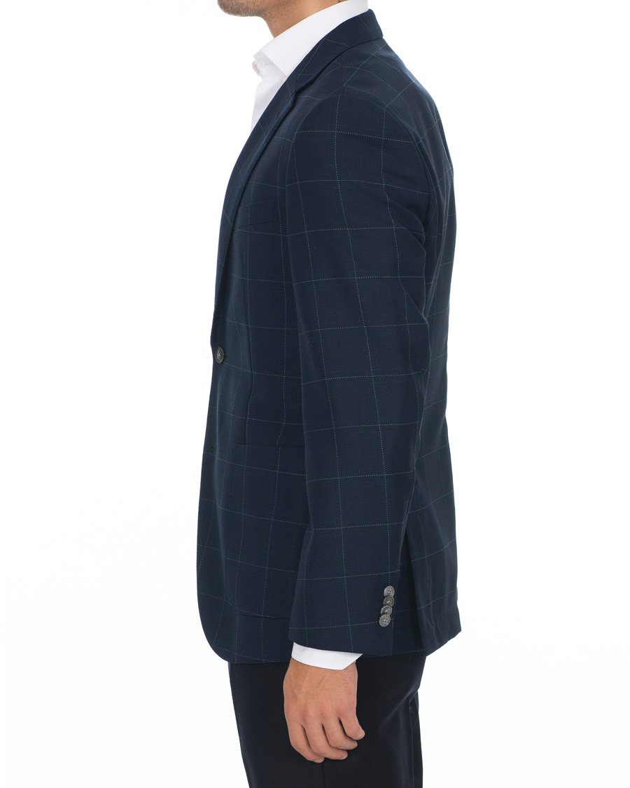 Herren | Sakkos | BOSS BLACK | BOSS Janson Check Blazer Dark Blue