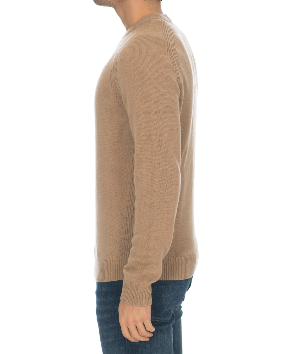 Herren | Pullover | BOSS BLACK | BOSS Banilo Cashmere Crew Neck Beige