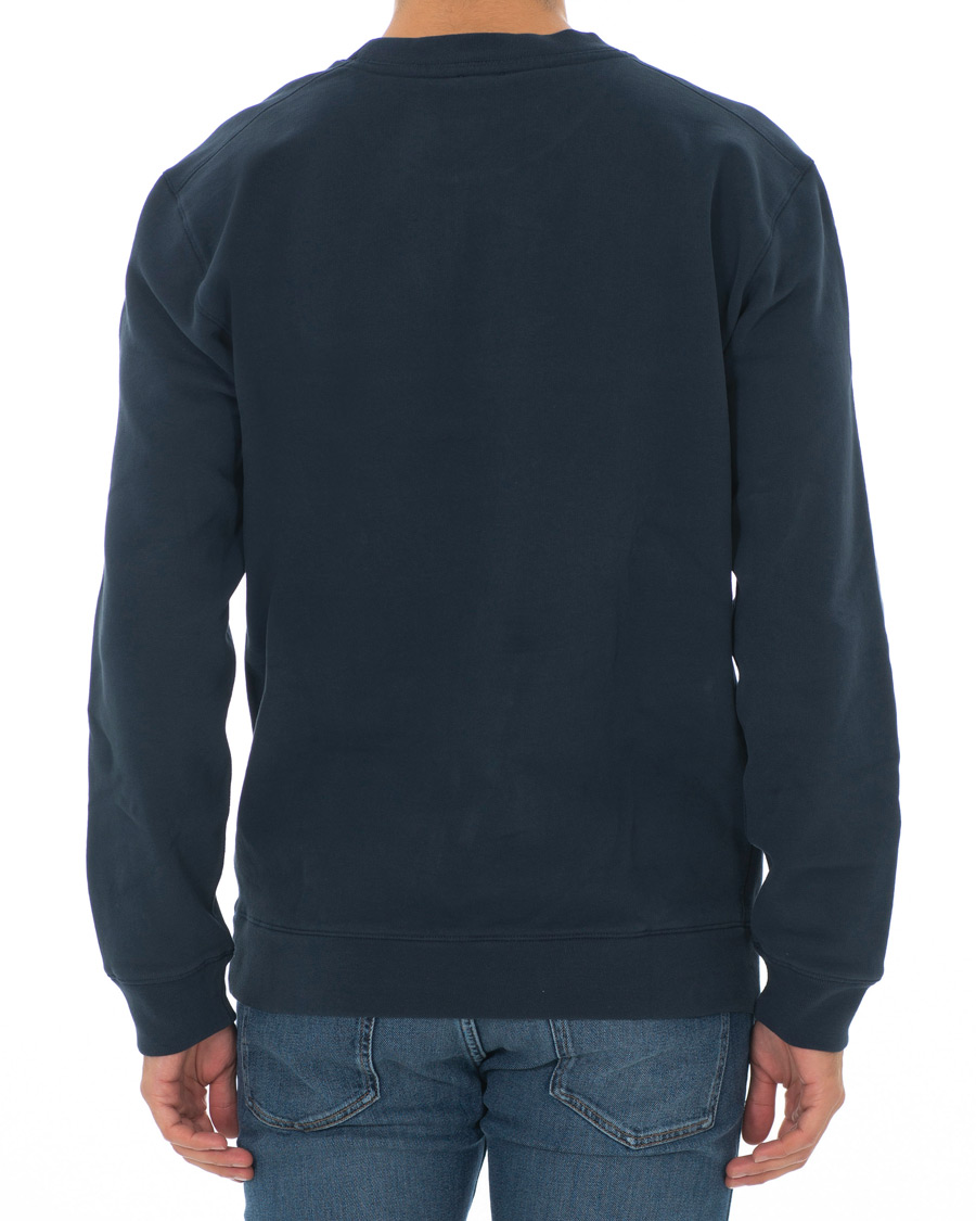 Herren | Pullover | BOSS ORANGE | BOSS Casual Weevo Logo Crew Neck Sweatshirt Dark Blue