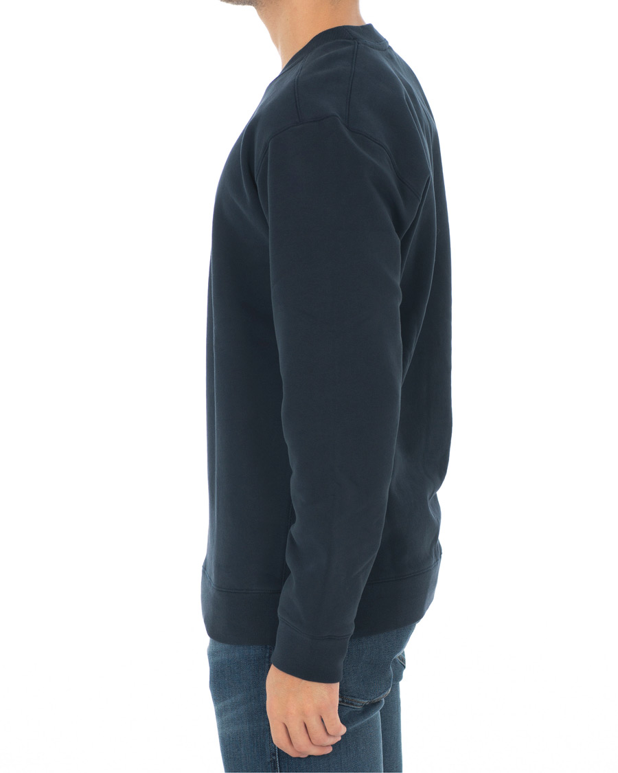 Herren | Pullover | BOSS ORANGE | BOSS Casual Weevo Logo Crew Neck Sweatshirt Dark Blue