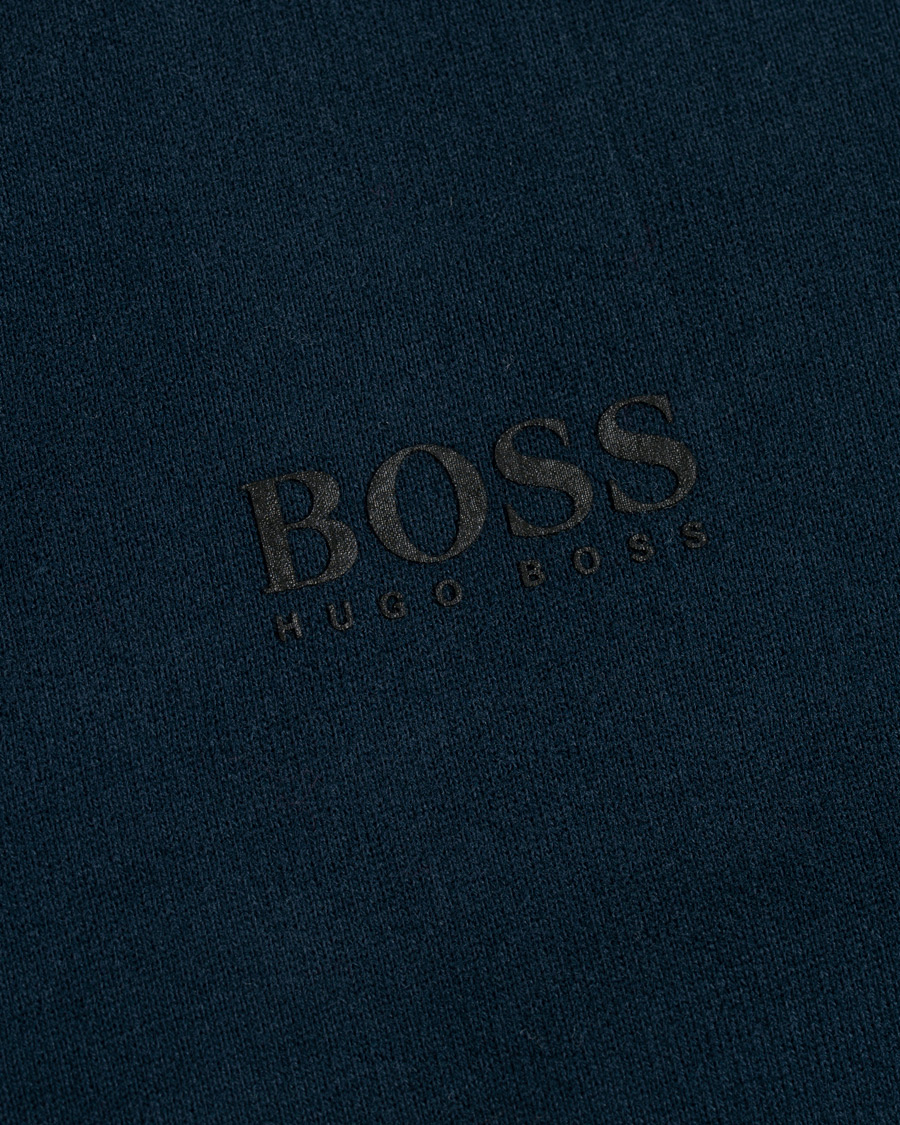 Herren | Pullover | BOSS ORANGE | BOSS Casual Weevo Logo Crew Neck Sweatshirt Dark Blue