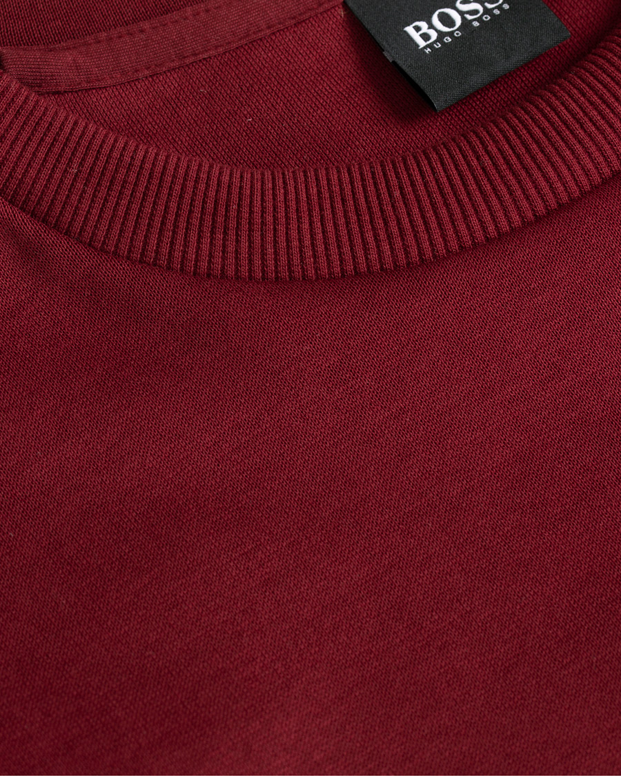Herren | Pullover | BOSS GREEN | BOSS Athleisure Salbo Crew Neck Sweathirt Dark Pink