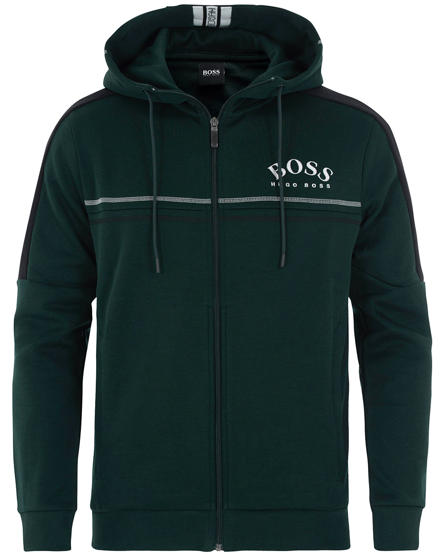 Hugo boss green saggy hoodie clearance