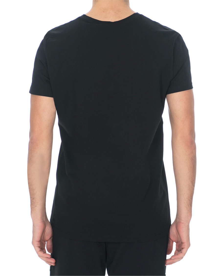 Herren | T-Shirts | BOSS BLACK | BOSS Logo Crew Neck Tee Black/Gold