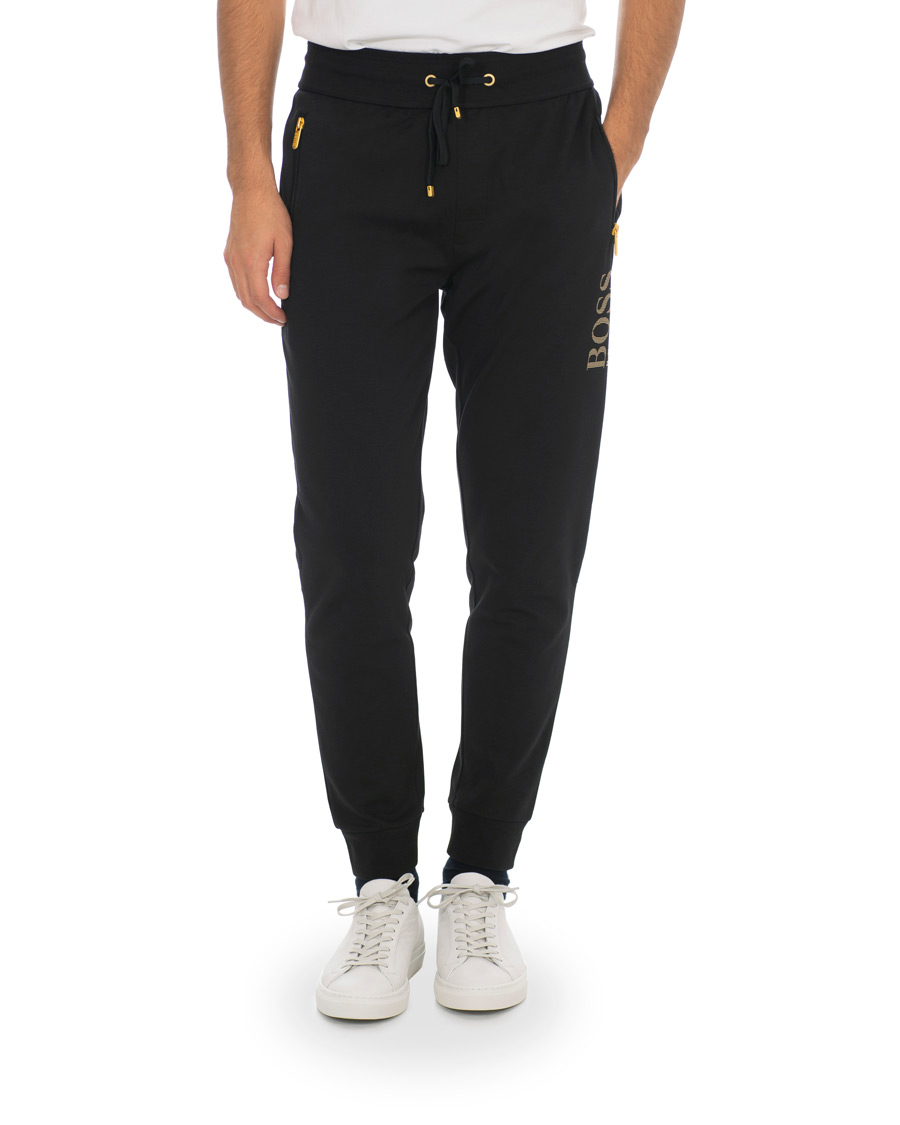 Herren | Hosen | BOSS BLACK | BOSS Tracksuit Trousers Black/Gold