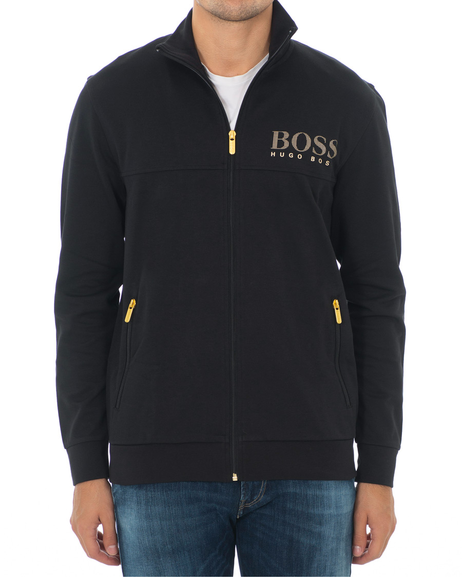 Herren | Pullover | BOSS BLACK | BOSS Tracksuit Full Zip Black/Gold