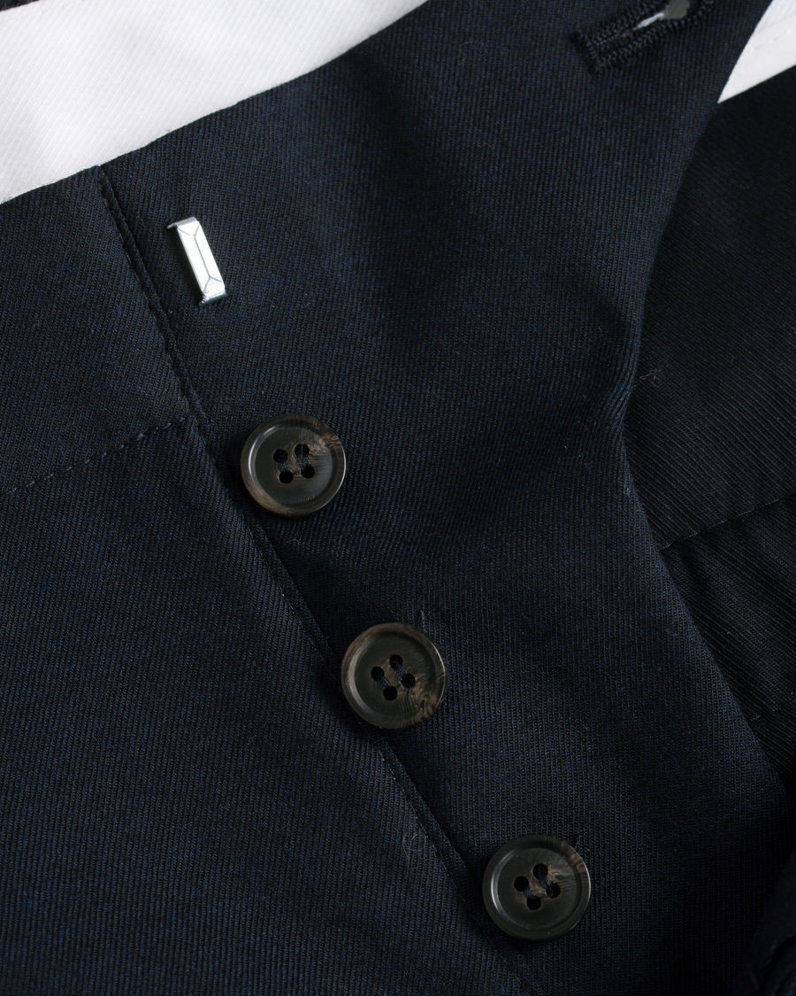 Herren | Hosen | Tiger of Sweden | Tarine Cropt Pleated Trousers Navy