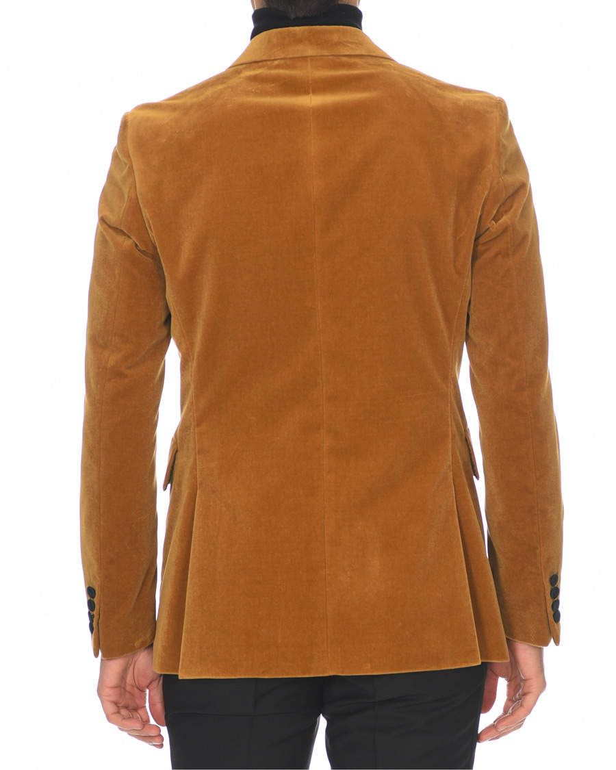 Herren | Sakkos | Tiger of Sweden | 1903 Velvet Tuxedo Blazer Mustard