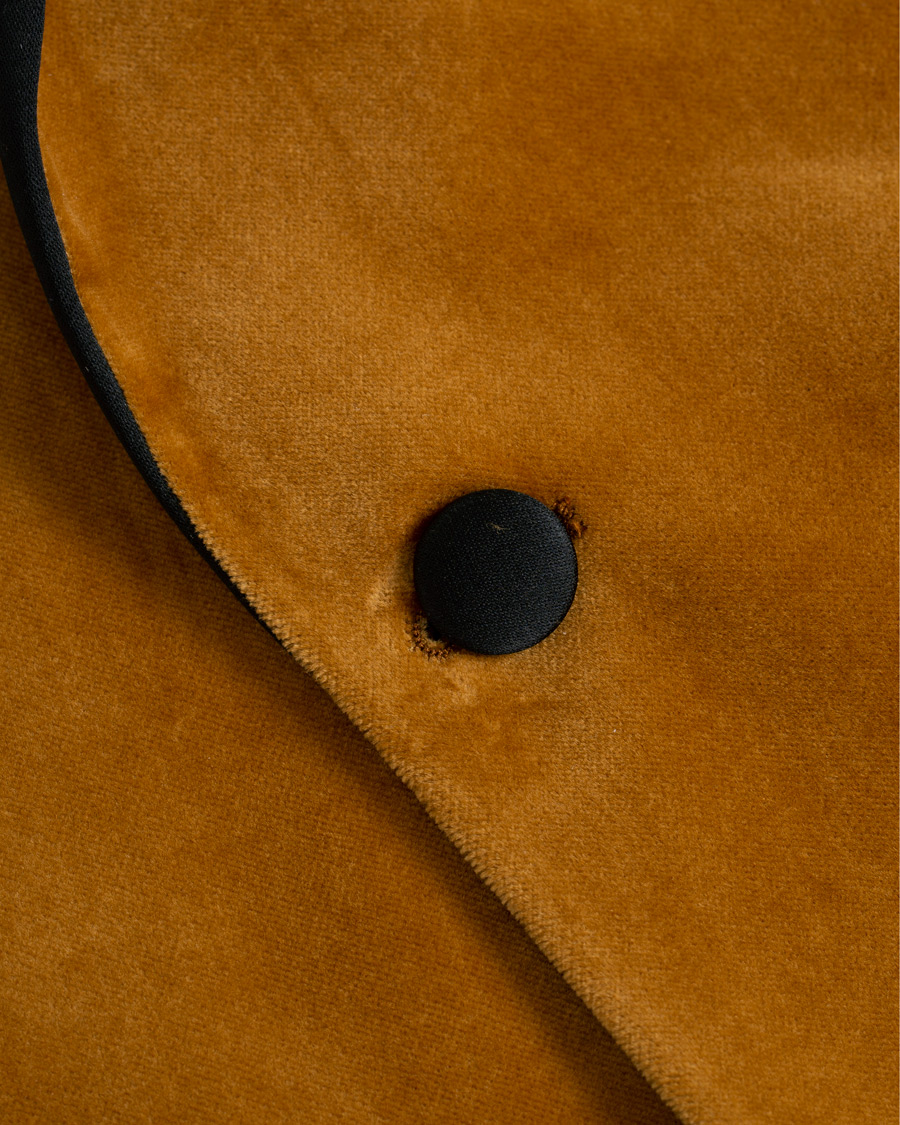 Herren | Sakkos | Tiger of Sweden | 1903 Velvet Tuxedo Blazer Mustard