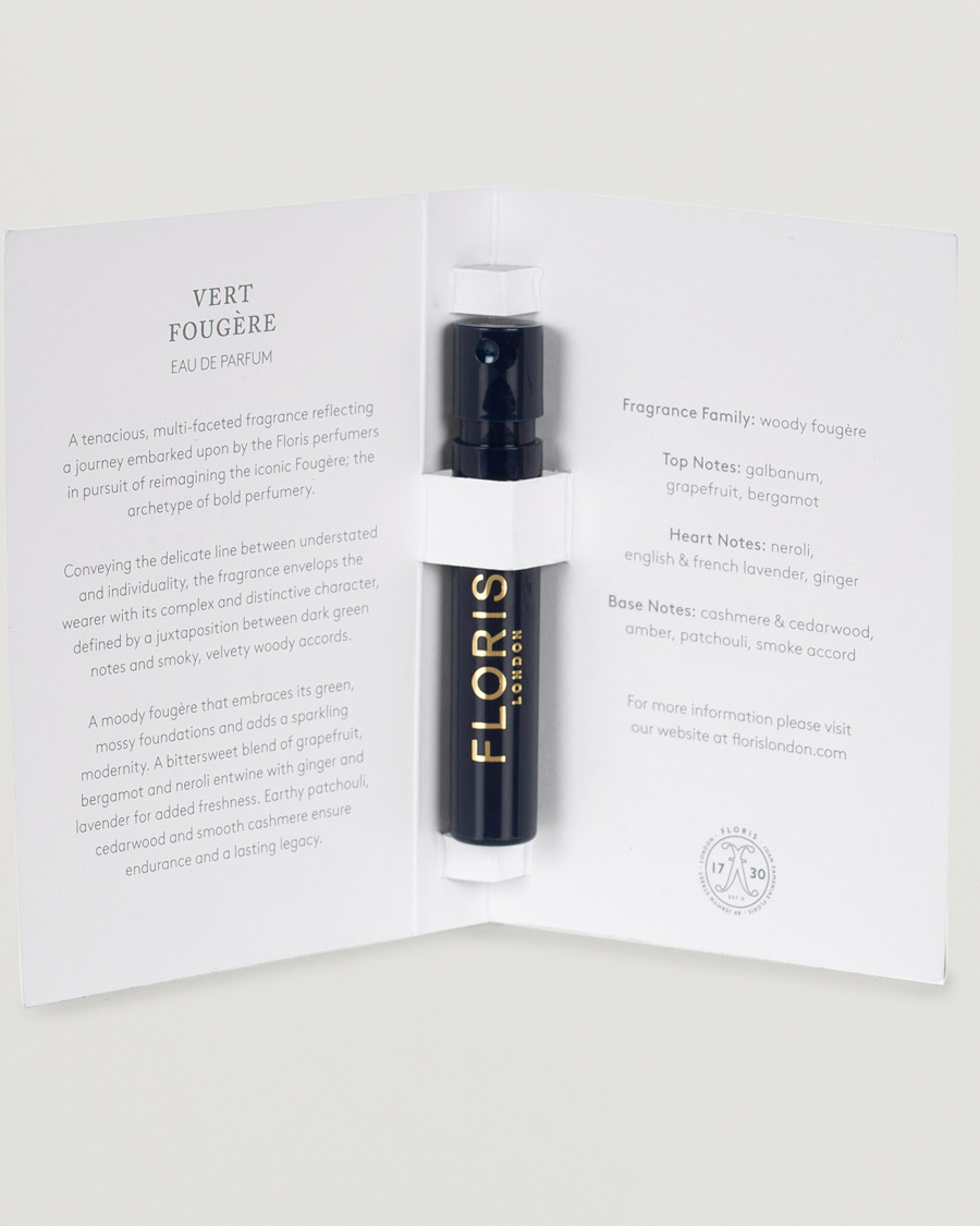 Herren | Alte Produktbilder |  | Floris London Vert Fougère Eau de Parfum 1,2ml Sample