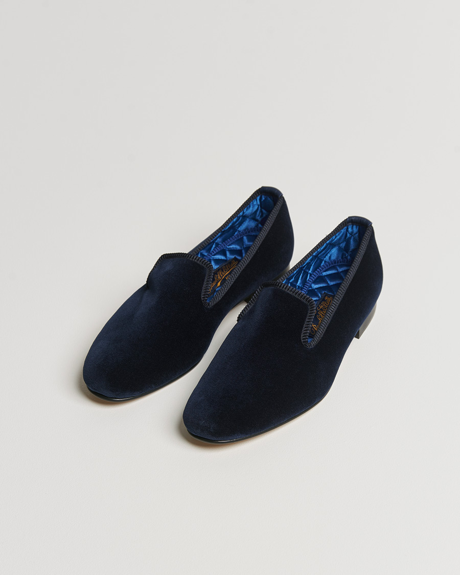 Herren | Kategorie | Bowhill & Elliott | Albert Plain Pumps Navy