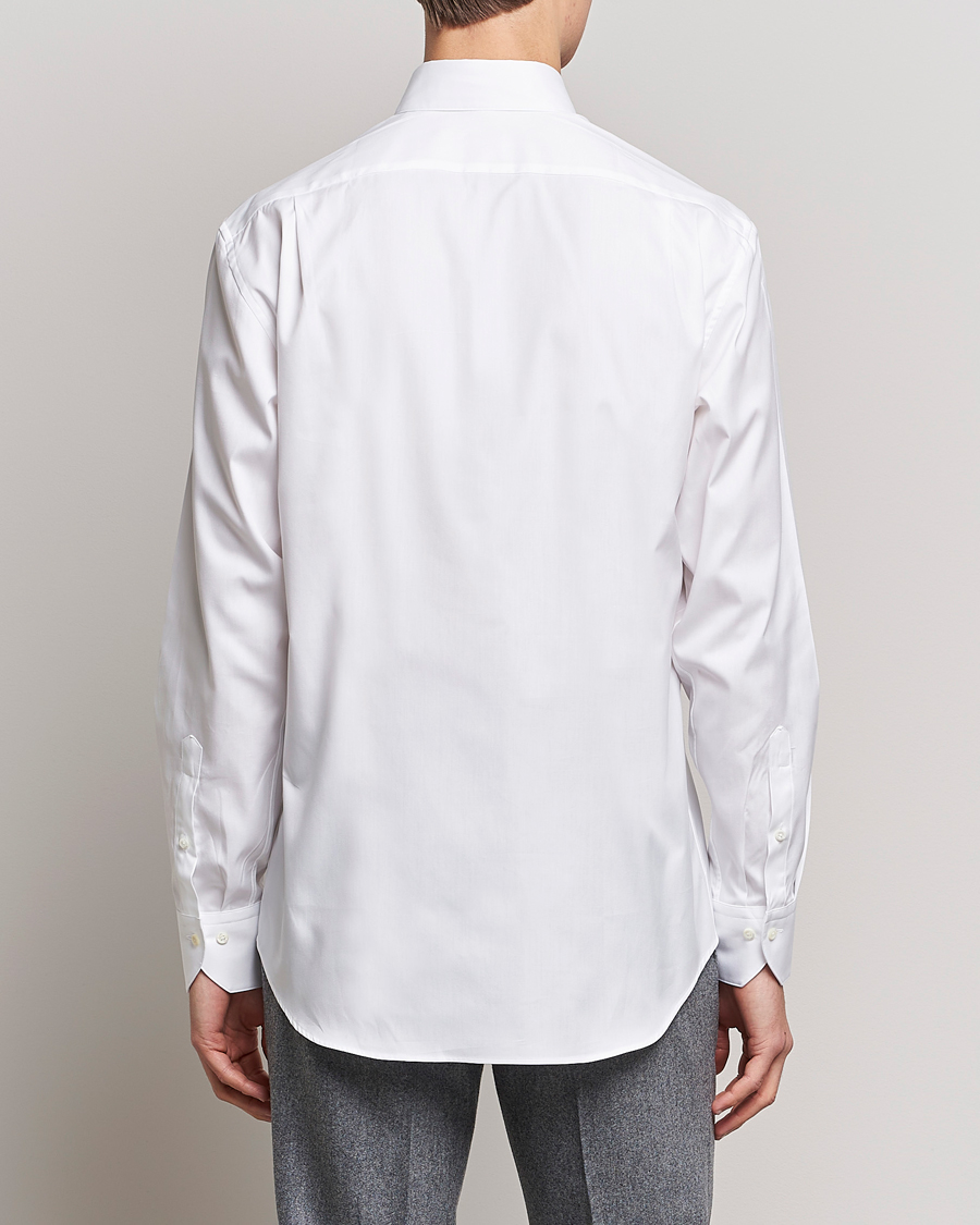 Herren | Hemden | Stenströms | Fitted Body Button Down Shirt White