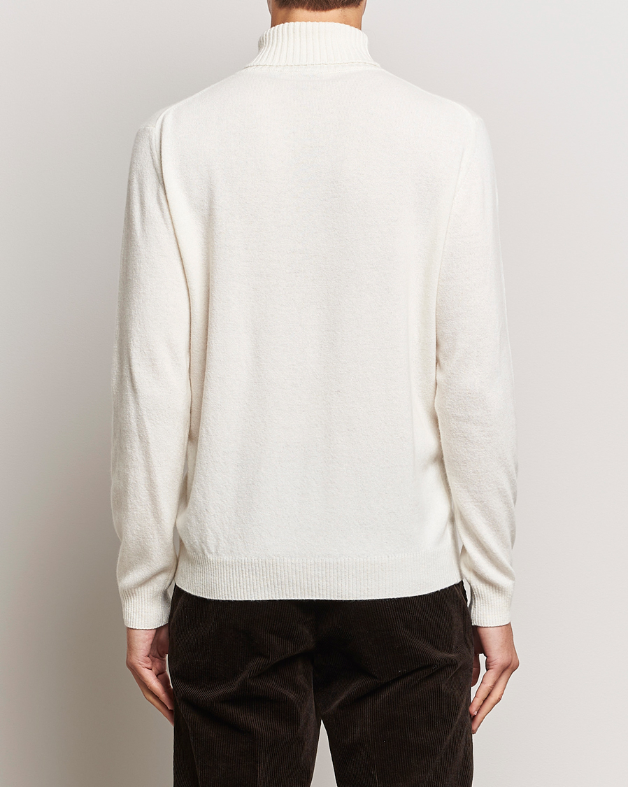 Herren | Pullover | Oscar Jacobson | Salim Wool/Cashmere Rollneck Creme