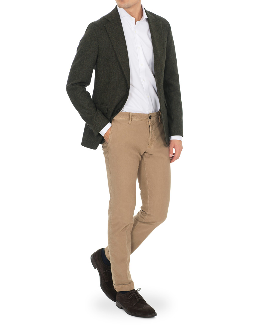 Herren | Hemden | Stenströms | Slimline Extreme Cut Away Shirt White