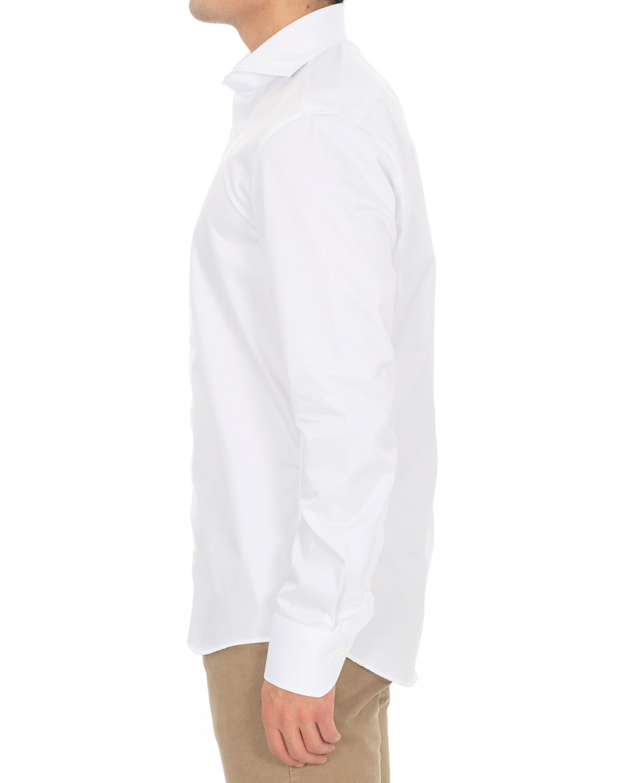 Herren | Hemden | Stenströms | Slimline Extreme Cut Away Shirt White