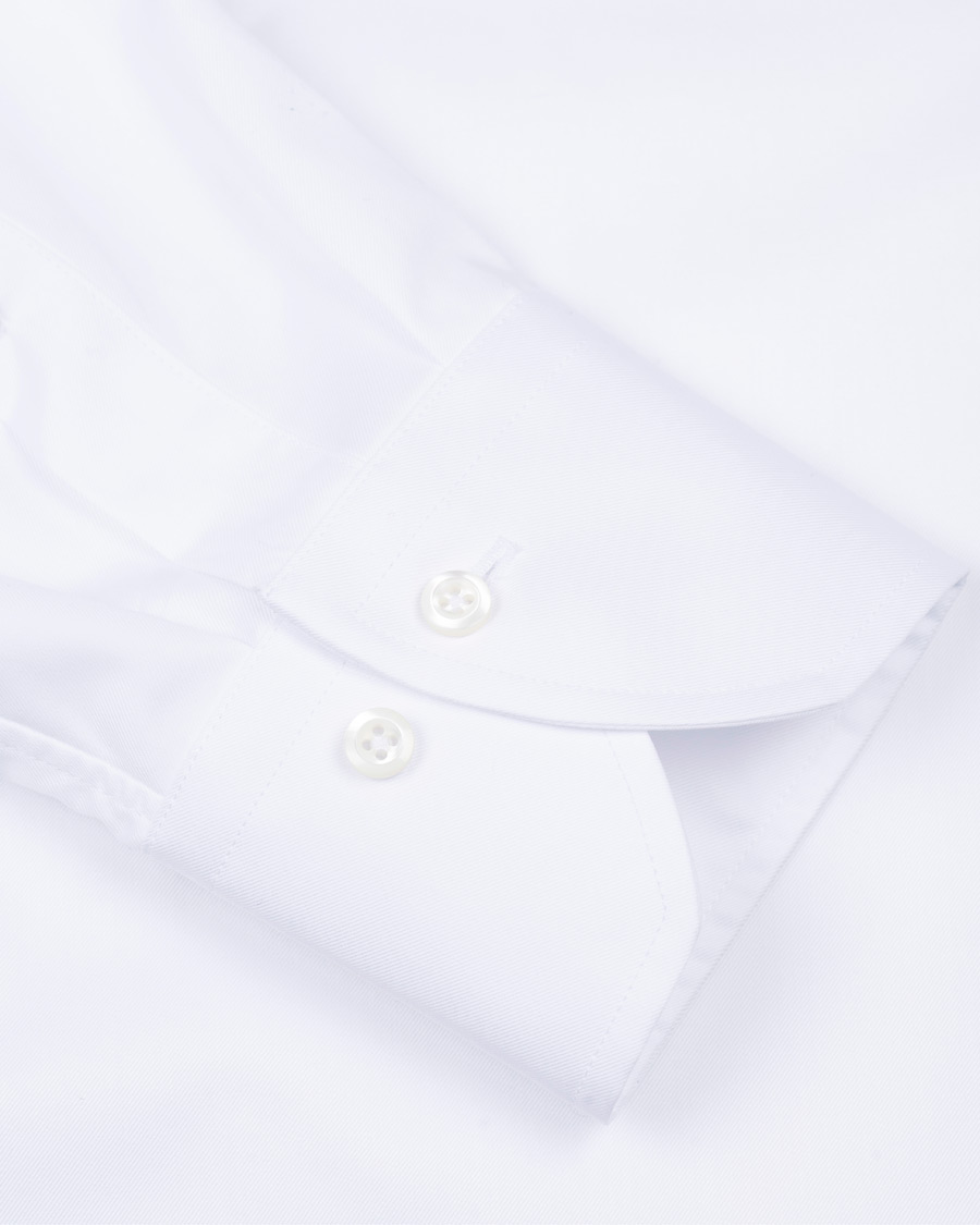 Herren | Hemden | Stenströms | Slimline Extreme Cut Away Shirt White