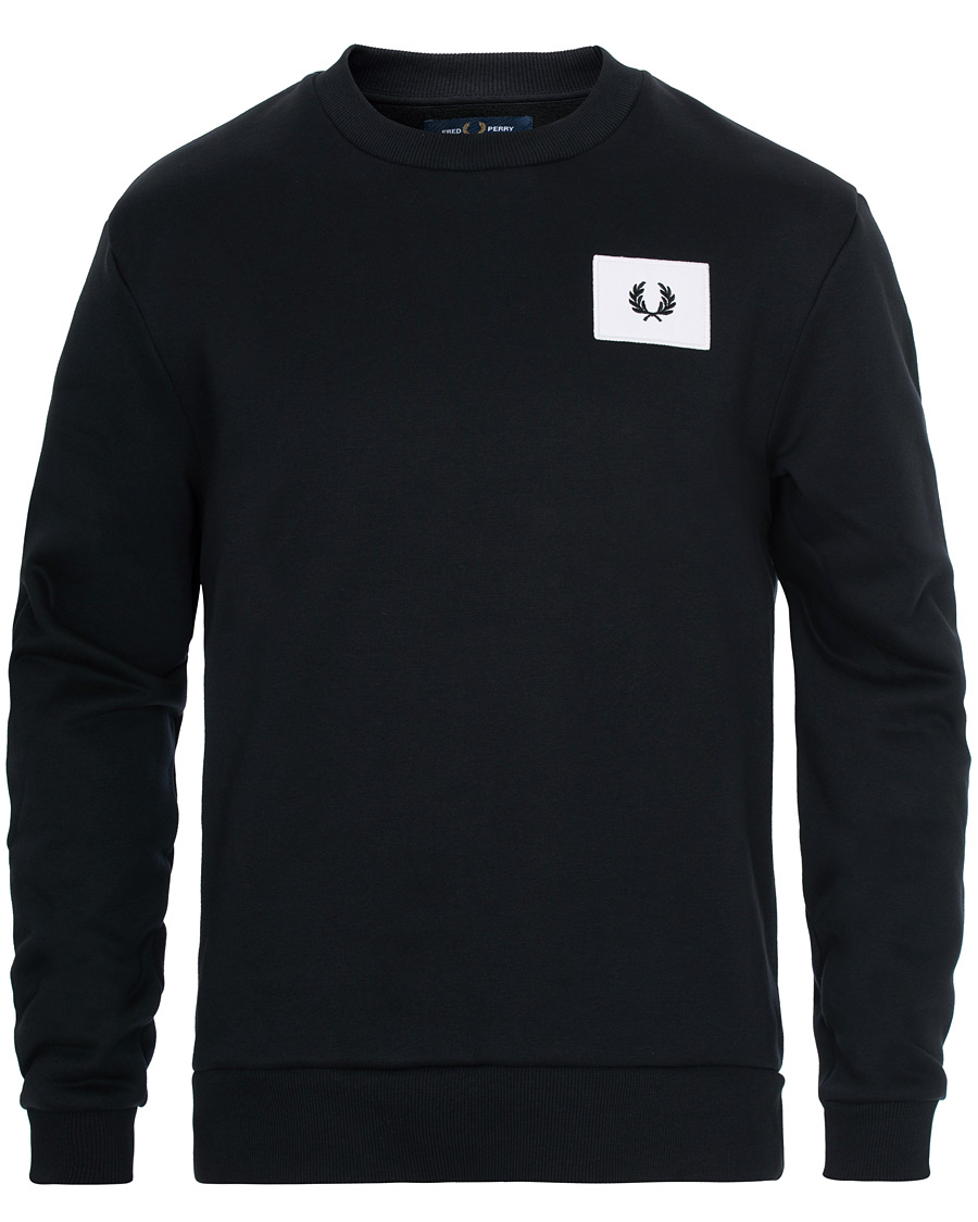 Herren | Pullover | Fred Perry | Acid Brights Sweatshirt Black