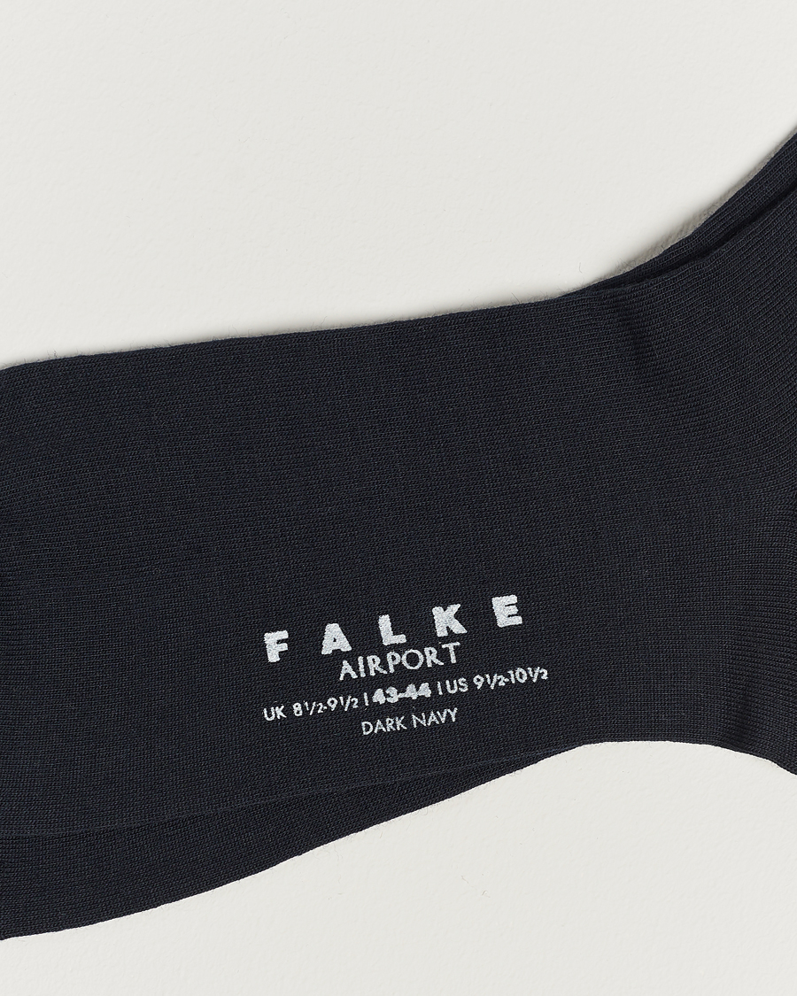 Herren | Kniestrümpfe | Falke | Airport Knee Socks Dark Navy