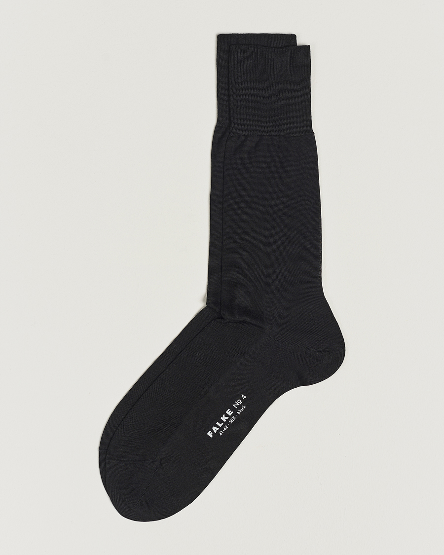 Herren | Unterwäsche | Falke | No. 4 Pure Silk Socks Black