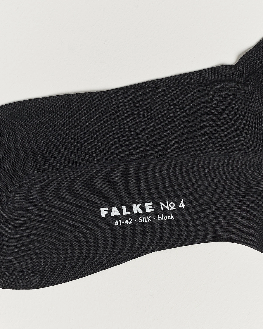 Herren | Unterwäsche | Falke | No. 4 Pure Silk Socks Black
