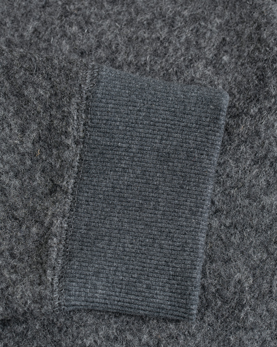 Herren | Pullover | Samsøe Samsøe | Samsøe & Samsøe Allaro Full Zip Wool Cardigan Dark Grey Melange