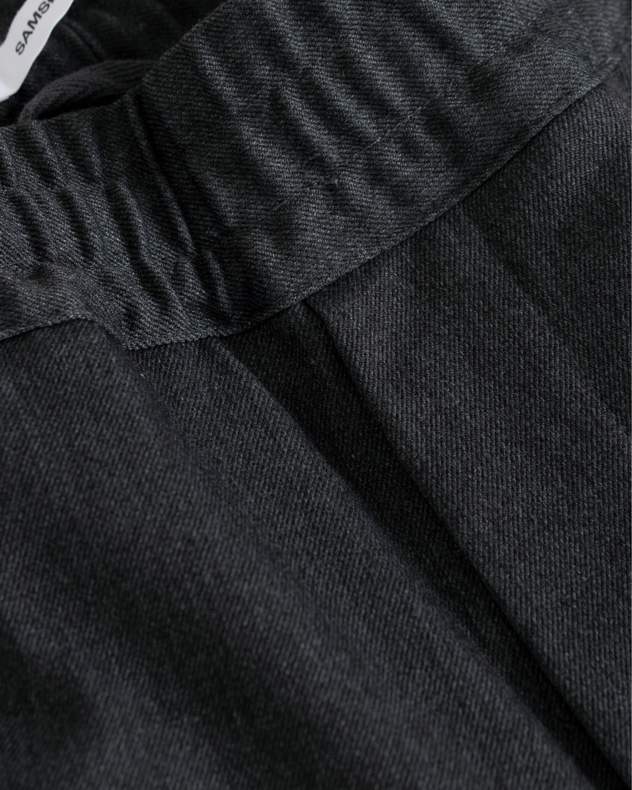 Herren | Hosen | Samsøe Samsøe | Samsøe & Samsøe Smithy Trousers Dark Grey Melange