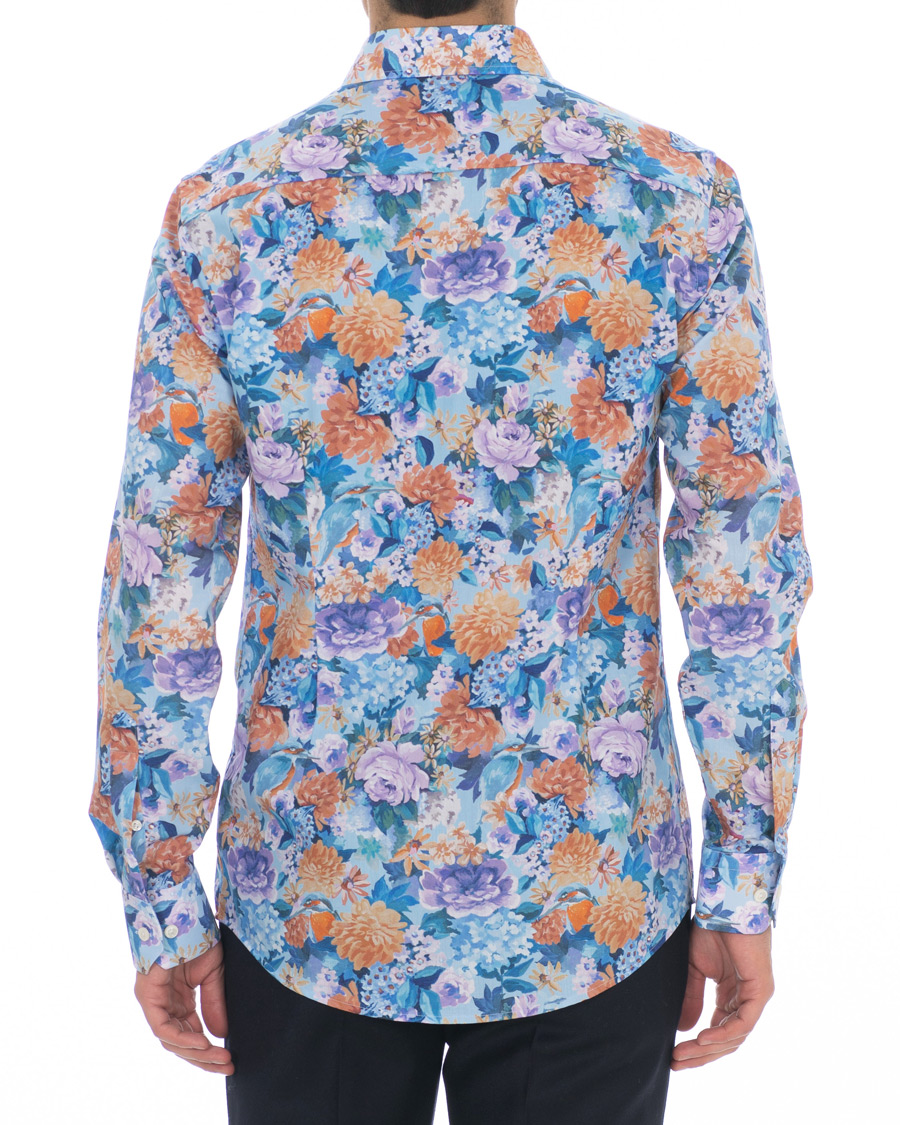 Herren | Hemden | Eton | Slim Fit Floral Print Cut Away Shirt Multi