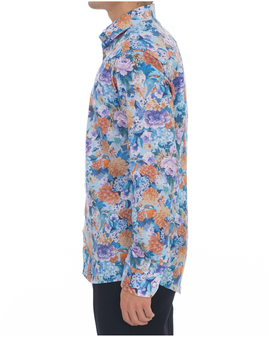 Herren | Hemden | Eton | Slim Fit Floral Print Cut Away Shirt Multi