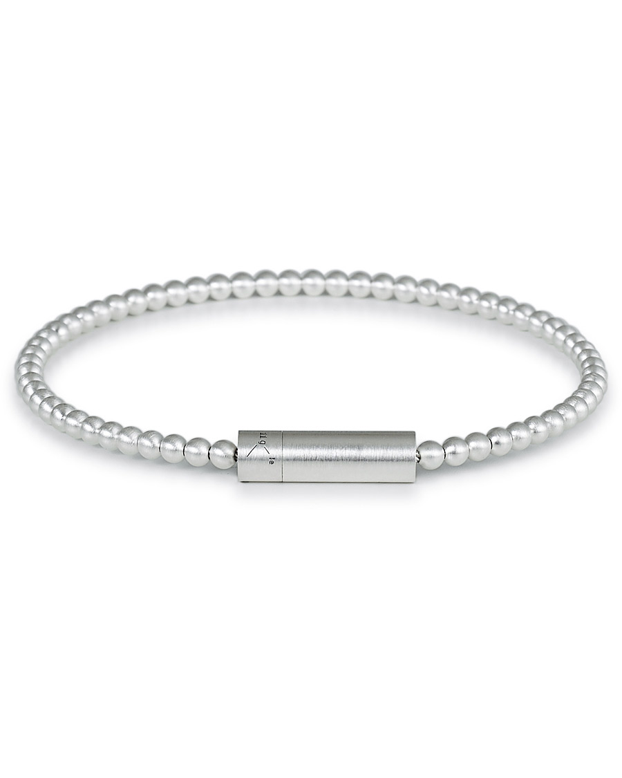 Herren | LE GRAMME Beads Bracelet Brushed Sterling Silver 11g | LE GRAMME | Beads Bracelet Brushed Sterling Silver 11g